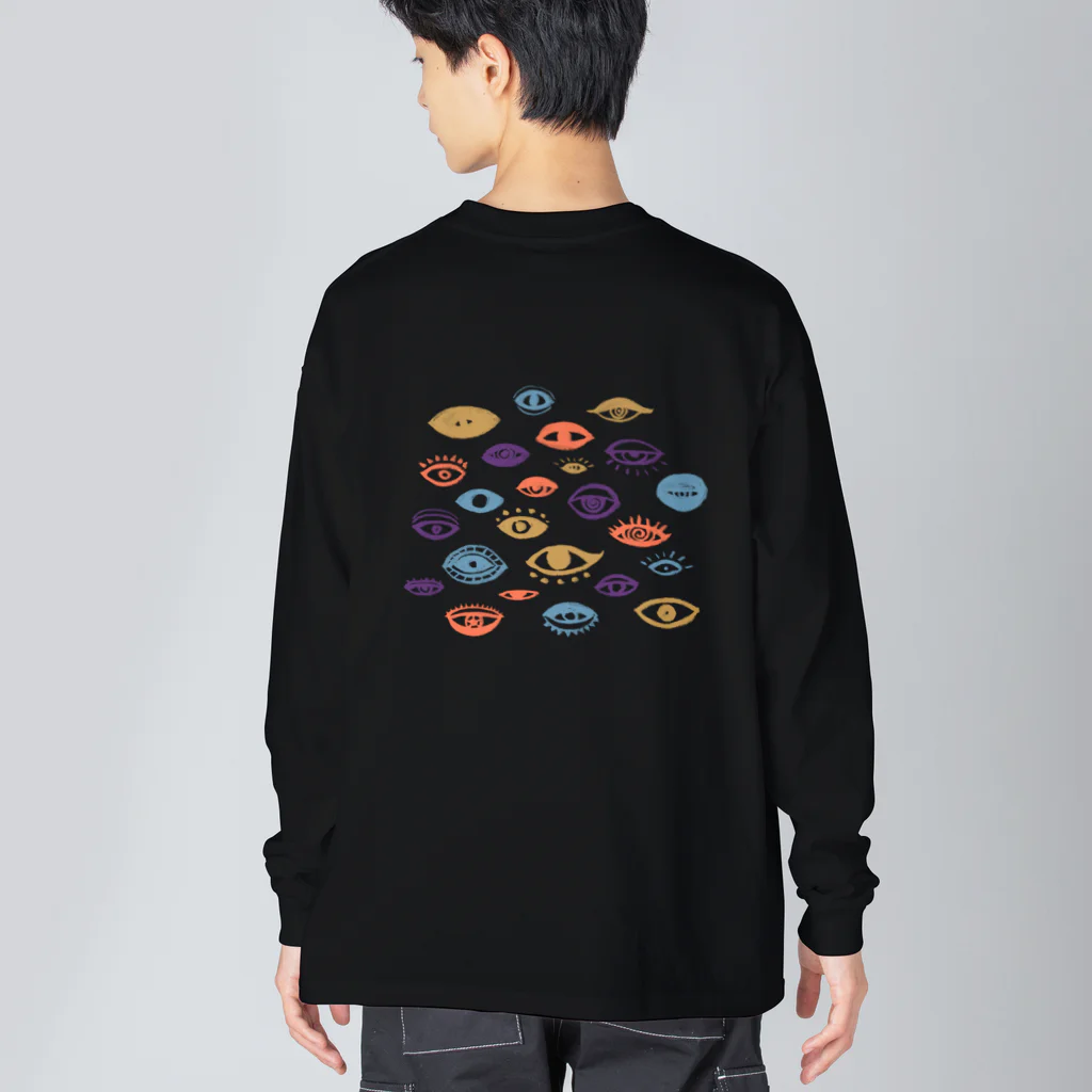 IZANAMI by Akane Yabushitaの千の瞳（The Observer Is the Observed） - カラー Big Long Sleeve T-Shirt