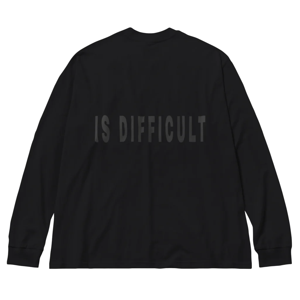 s.i.d.の simple is difficult BIG文字 ビッグシルエットロングスリーブTシャツ