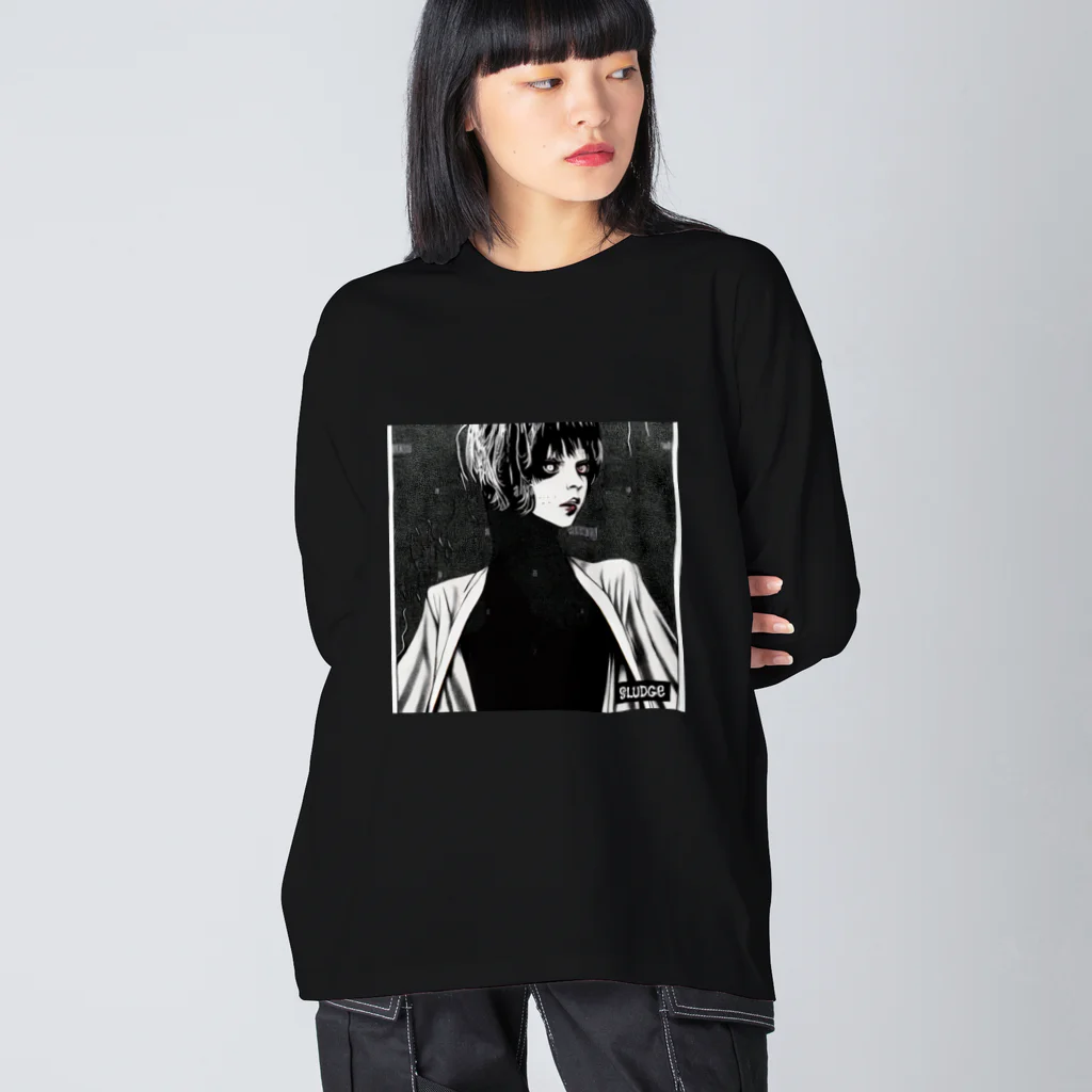 SLUDGEの常時偽物（Always a fake） Big Long Sleeve T-Shirt