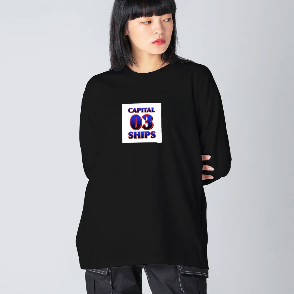 CAPITAL_03_SHIPSの03ロゴ ビッグシルエットロングスリーブTシャツ