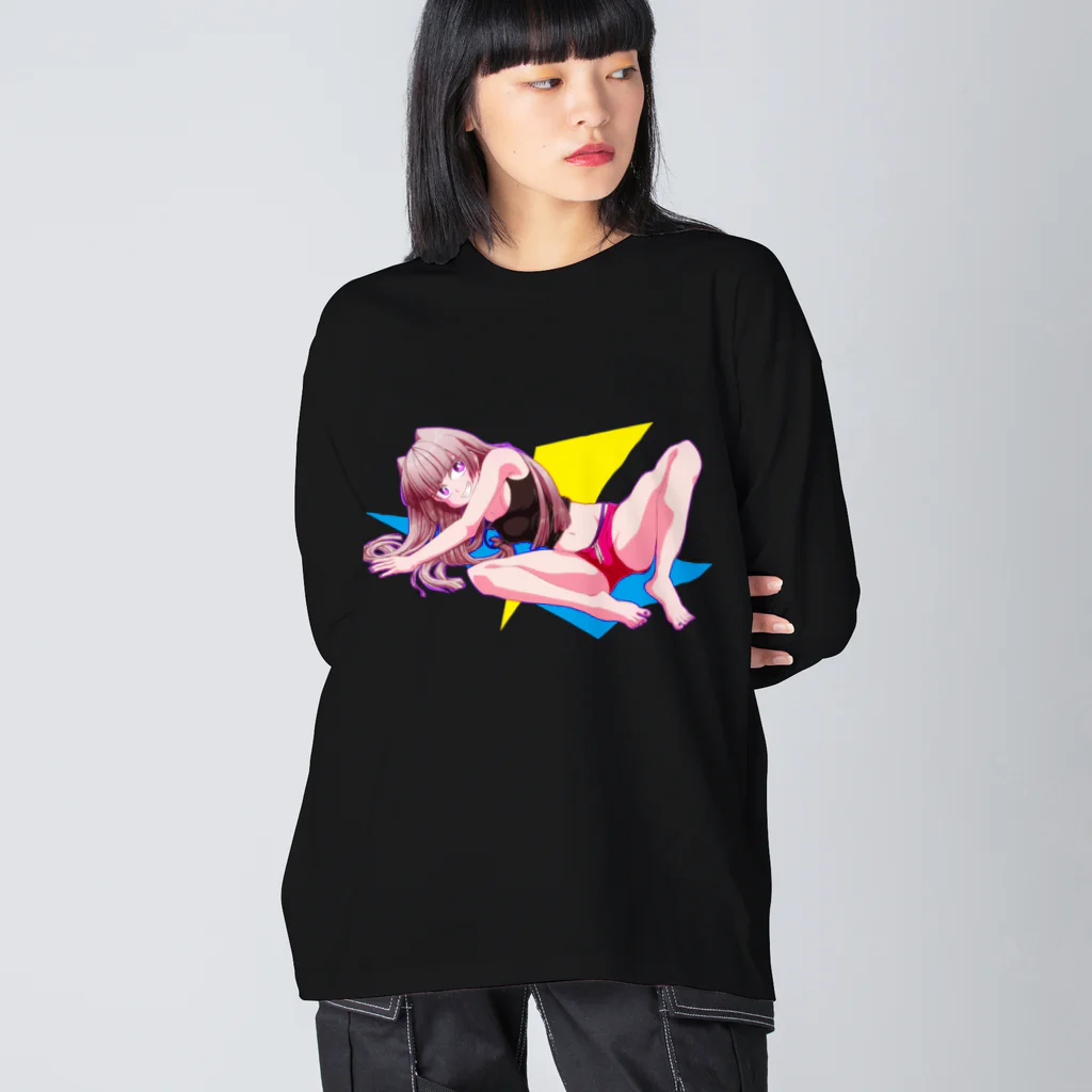 魚の目玉 SUZURI店の湊ちゃん Big Long Sleeve T-Shirt