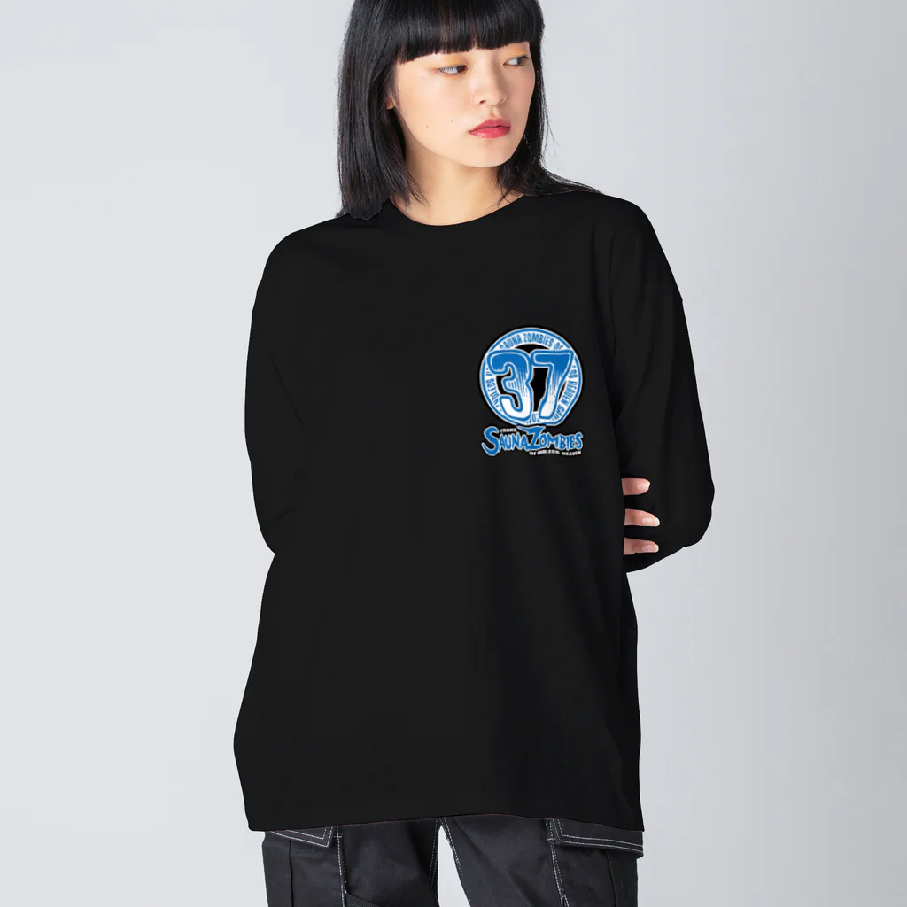 SAUNA ZOMBIESのSAUNAZOMBIES -37LOGO & TOTONOI SKELETON LONGSLEEVE BIG T - Big Long Sleeve T-Shirt