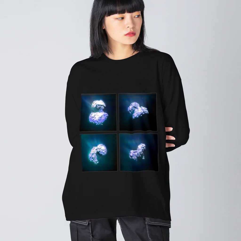 ZAIBATSU - 財閥のRosetta [blue] Big Long Sleeve T-Shirt