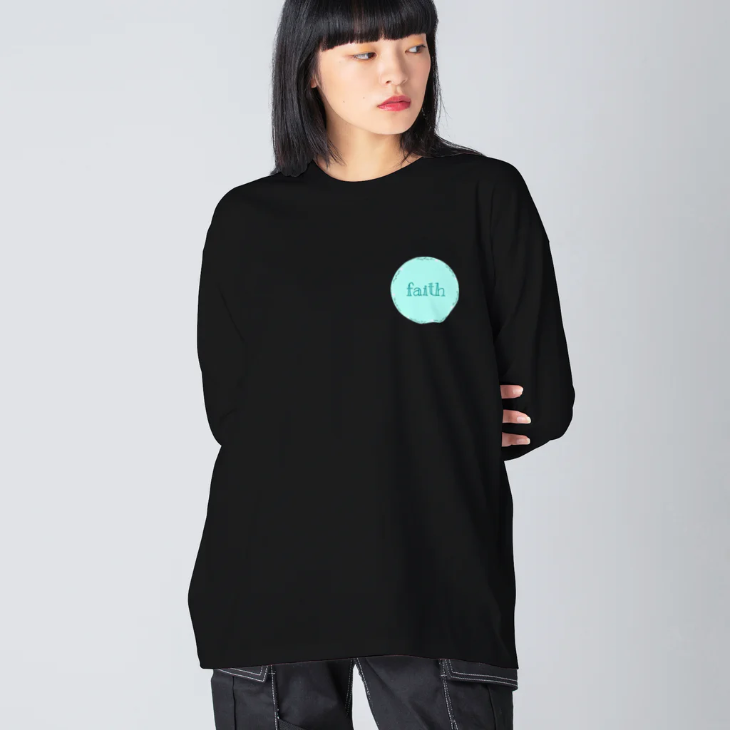 ぴぃのfaith 信仰、信念、信用 Big Long Sleeve T-Shirt