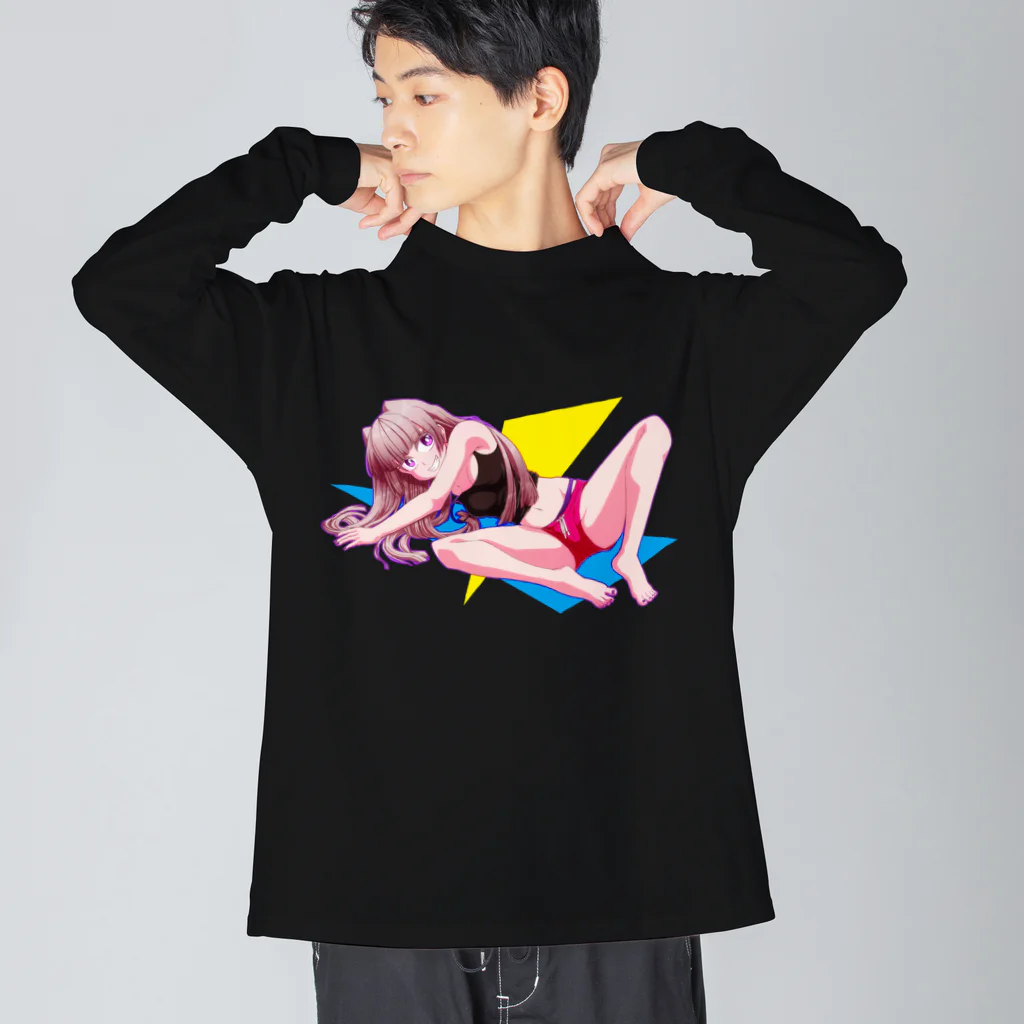 魚の目玉 SUZURI店の湊ちゃん Big Long Sleeve T-Shirt