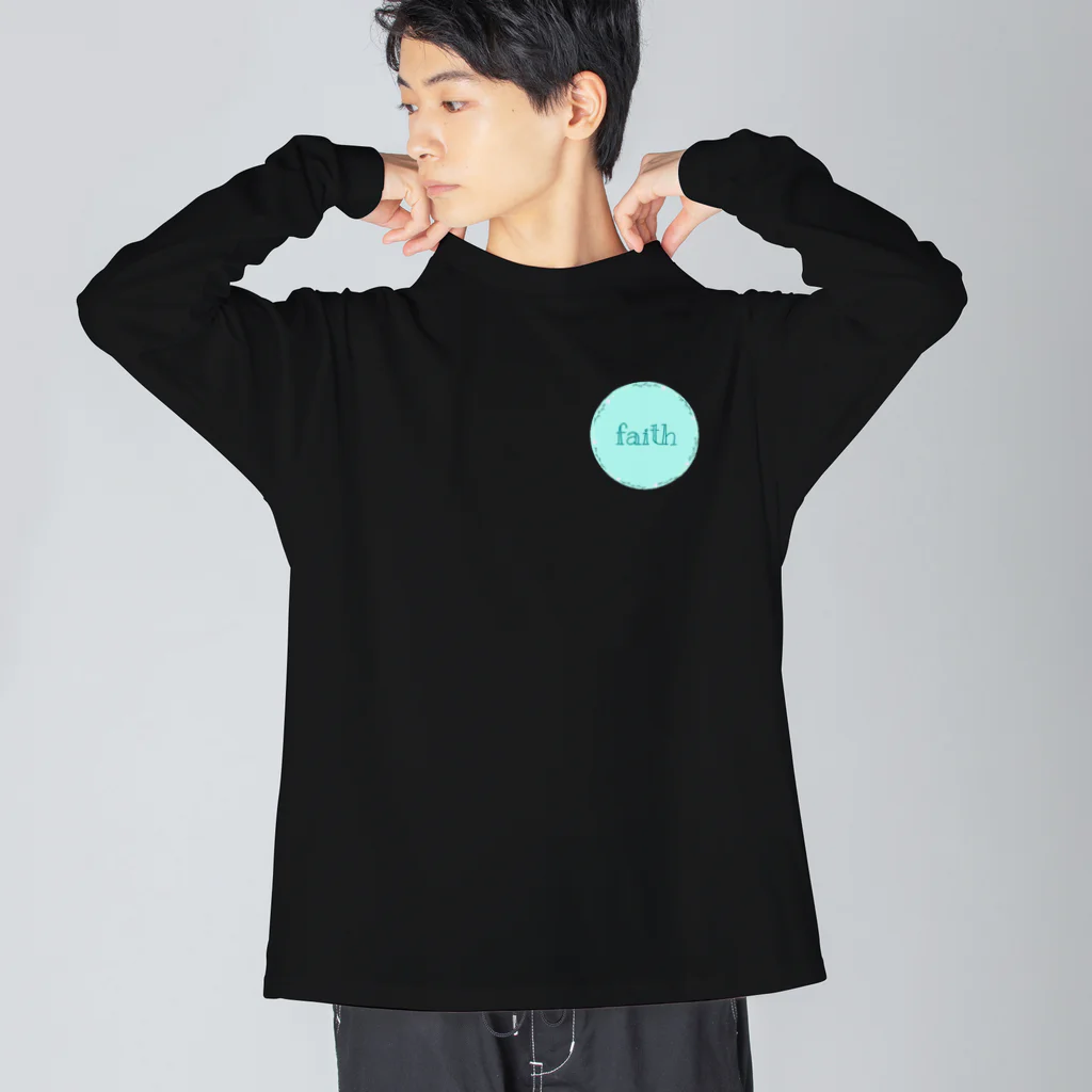 ぴぃのfaith 信仰、信念、信用 Big Long Sleeve T-Shirt