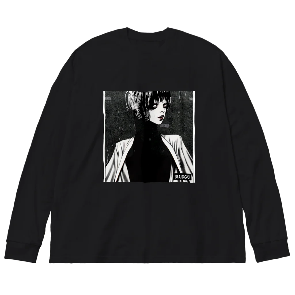 SLUDGEの常時偽物（Always a fake） Big Long Sleeve T-Shirt