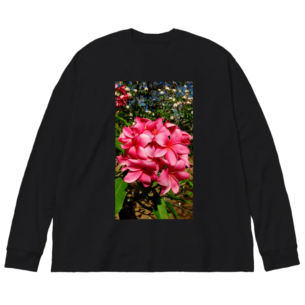 Hawaii Picturesのプルメリア🌺 Big Long Sleeve T-Shirt