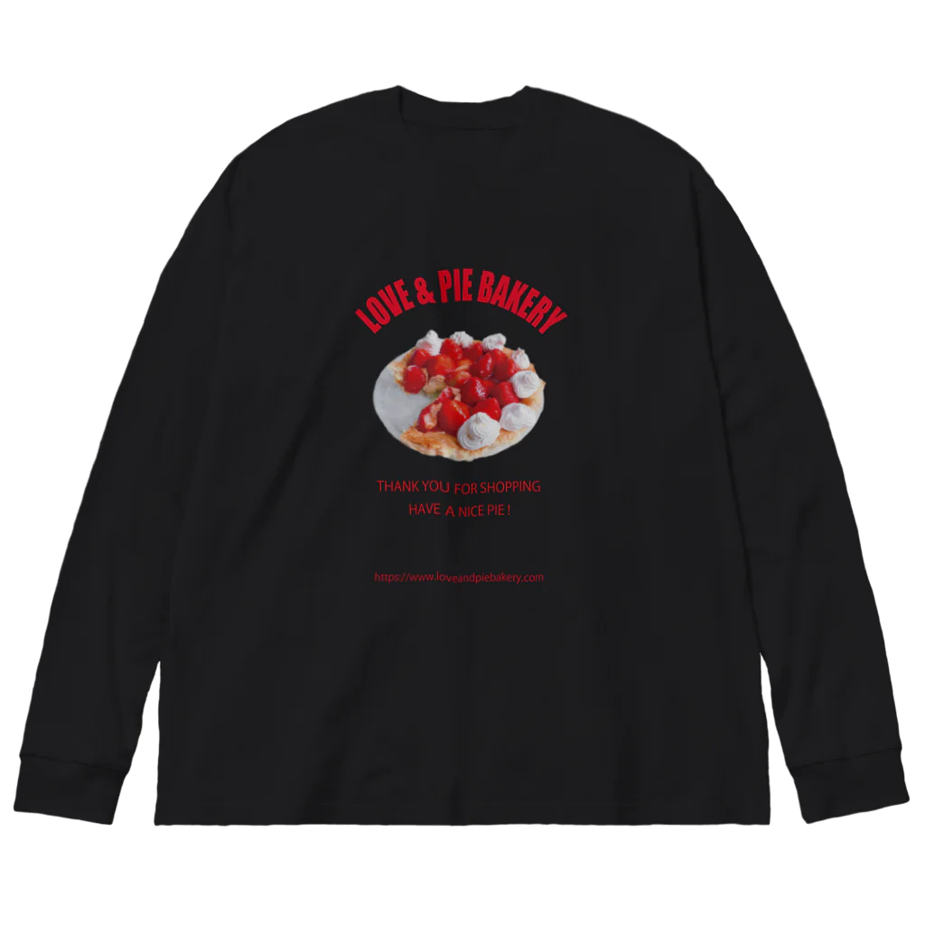 CHICHIPIのラブアンドパイベーカリー Big Long Sleeve T-Shirt