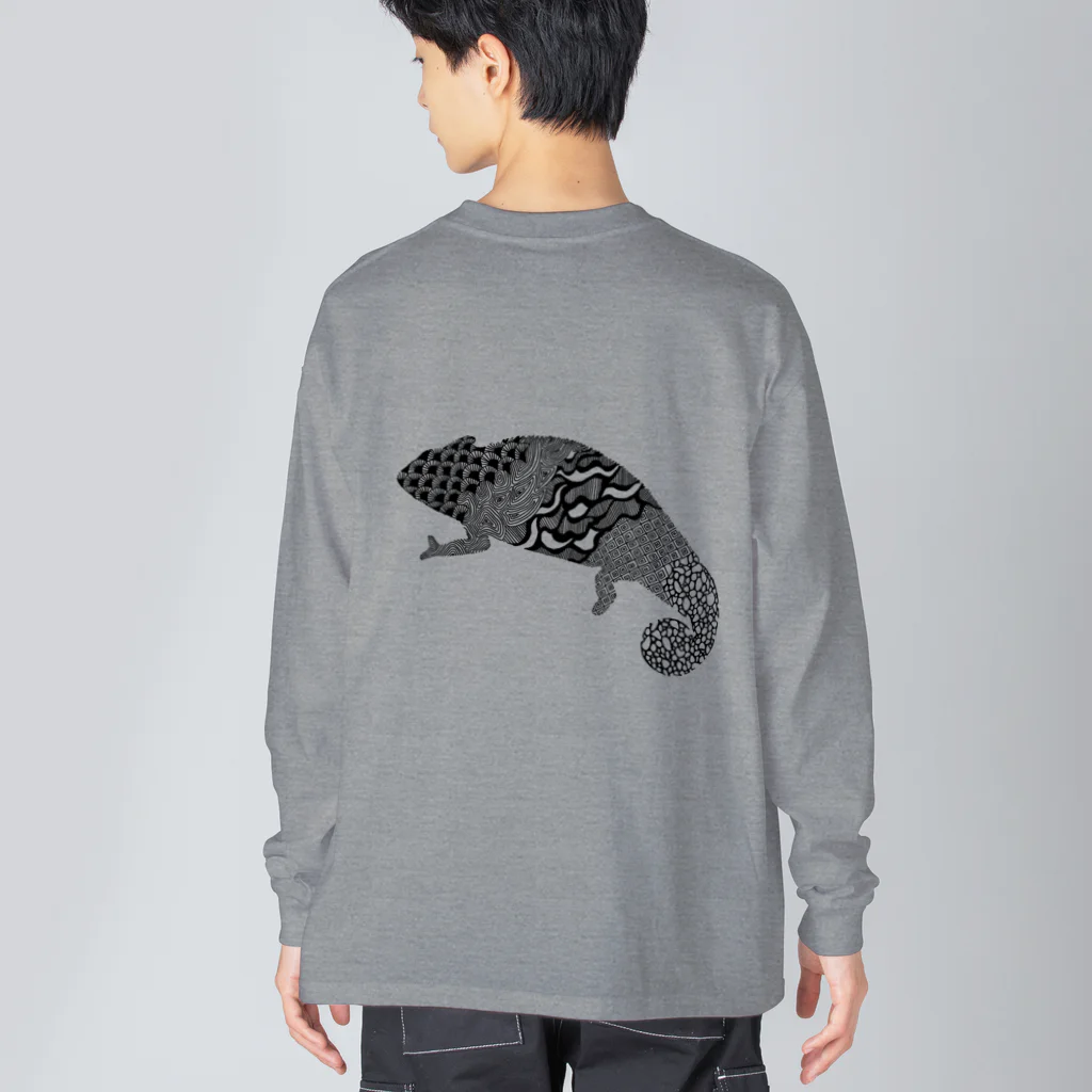 新谷べにのパンサーカメレオン＋ Big Long Sleeve T-Shirt