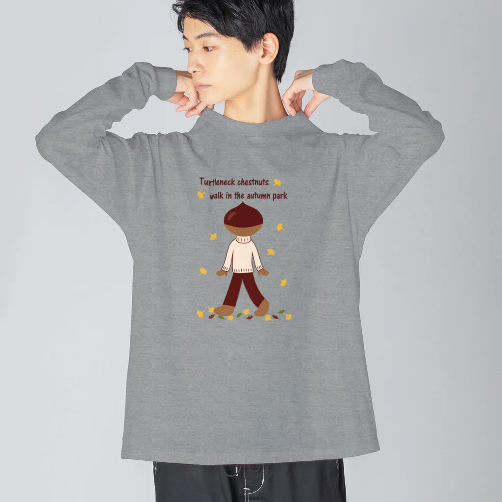 キッズモード某のとっくりくんの秋散歩 Big Long Sleeve T-Shirt