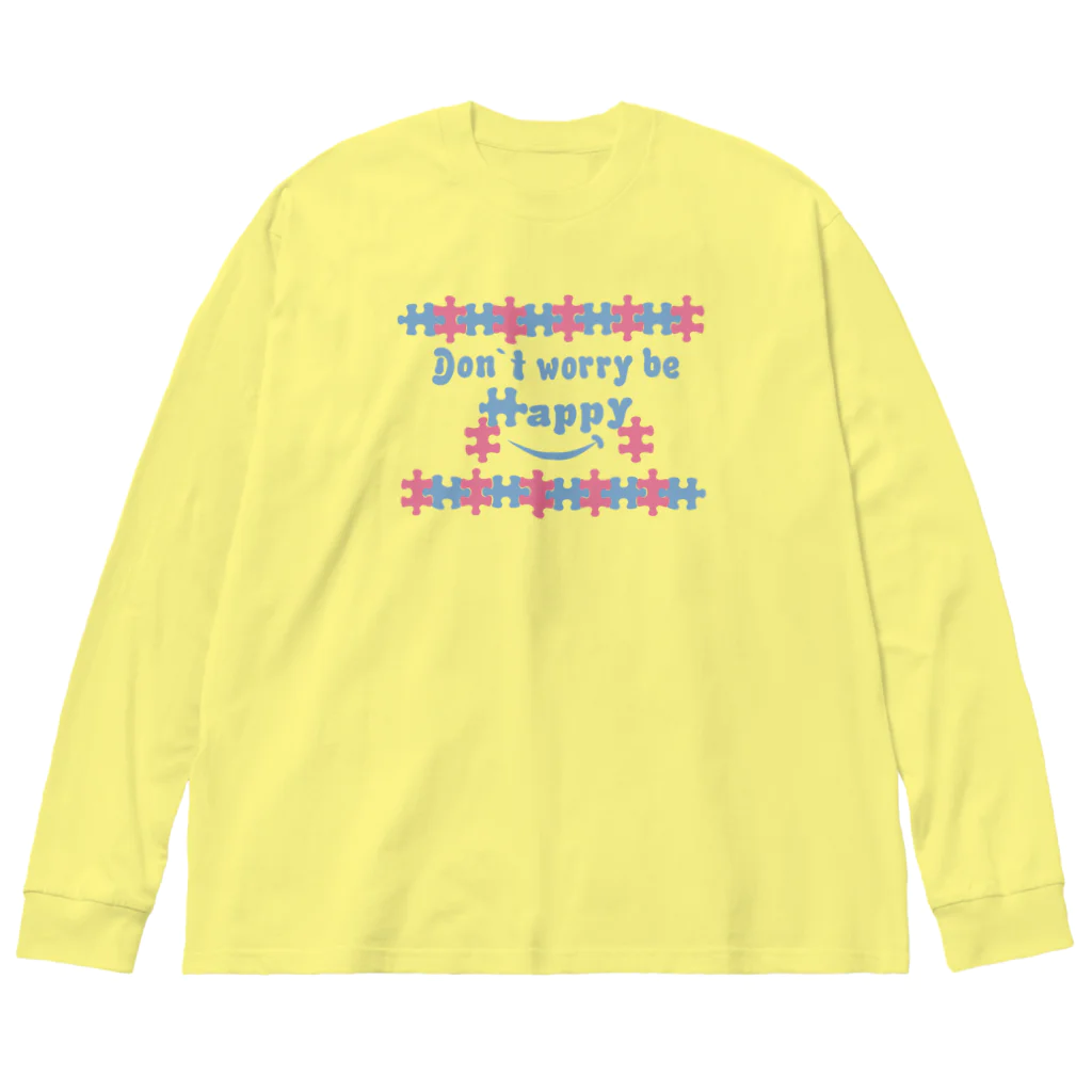 キッズモード某のジグソースマイル(春comeVr) Big Long Sleeve T-Shirt