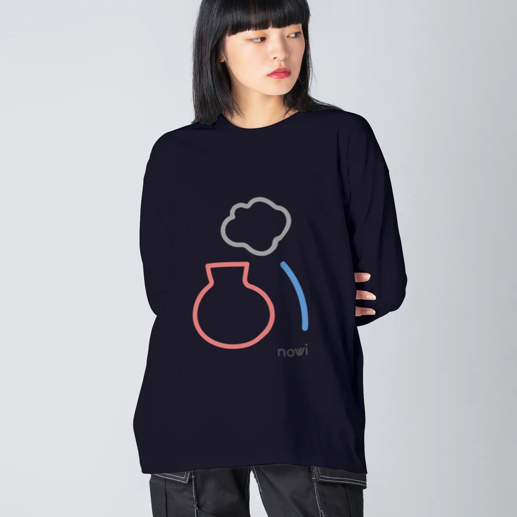 nowi SUZURI shopのichirin-B big long T ビッグシルエットロングスリーブTシャツ