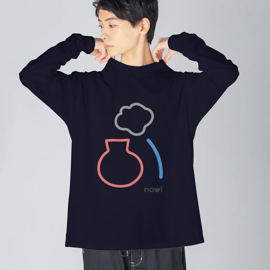 nowi SUZURI shopのichirin-B big long T ビッグシルエットロングスリーブTシャツ