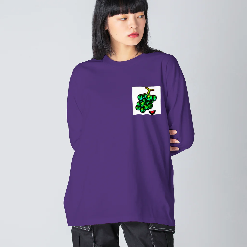 39Sのブドーターメロン(カラー) Big Long Sleeve T-Shirt