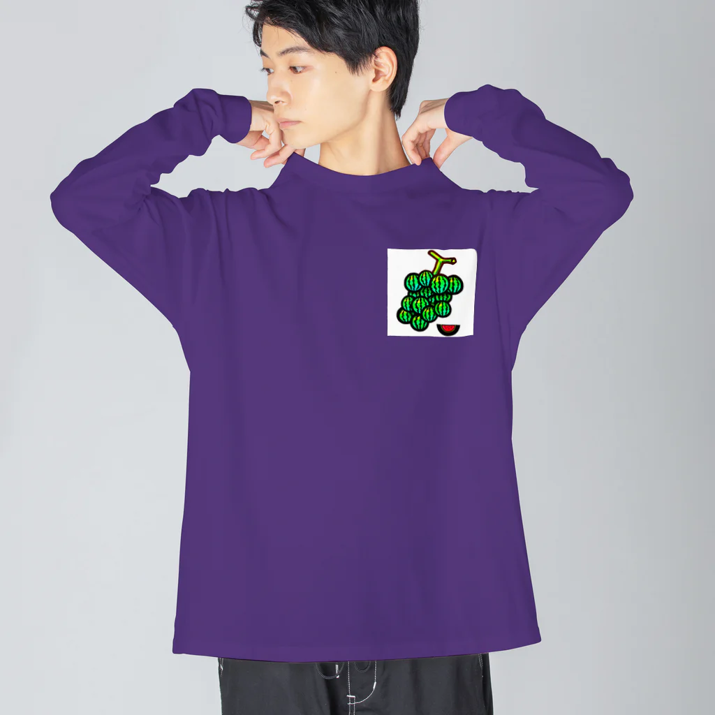 39Sのブドーターメロン(カラー) Big Long Sleeve T-Shirt