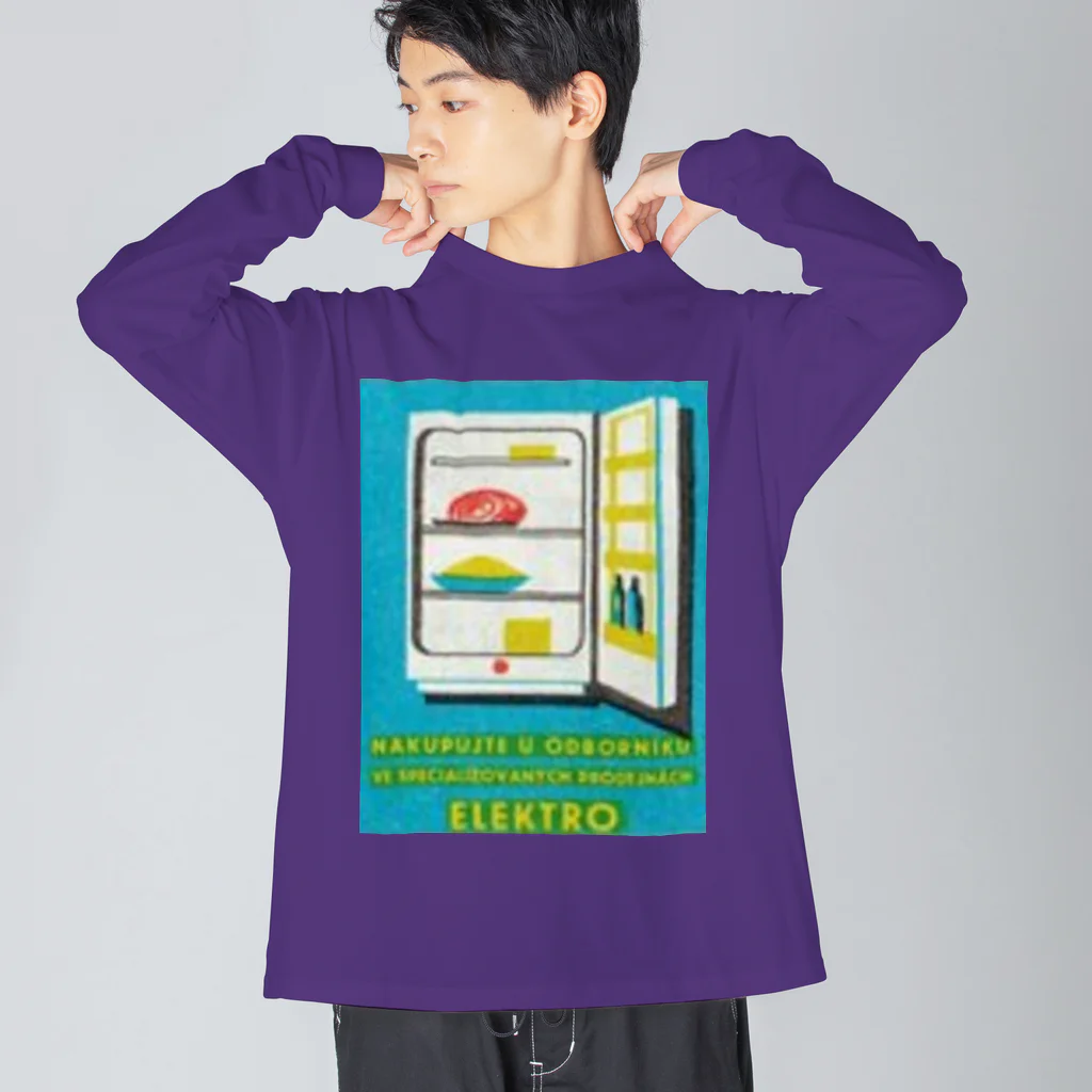 YS VINTAGE WORKSのチェコ　家電・冷蔵庫 Big Long Sleeve T-Shirt