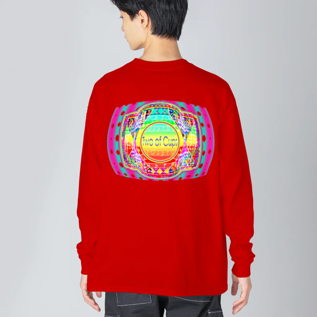 ✨🌈✨ユラクラカン🇯🇵 ✨🌈✨の🌈🌟恋人達の祝杯💕🥂ゴールデンハート🌈🌟 Big Long Sleeve T-Shirt