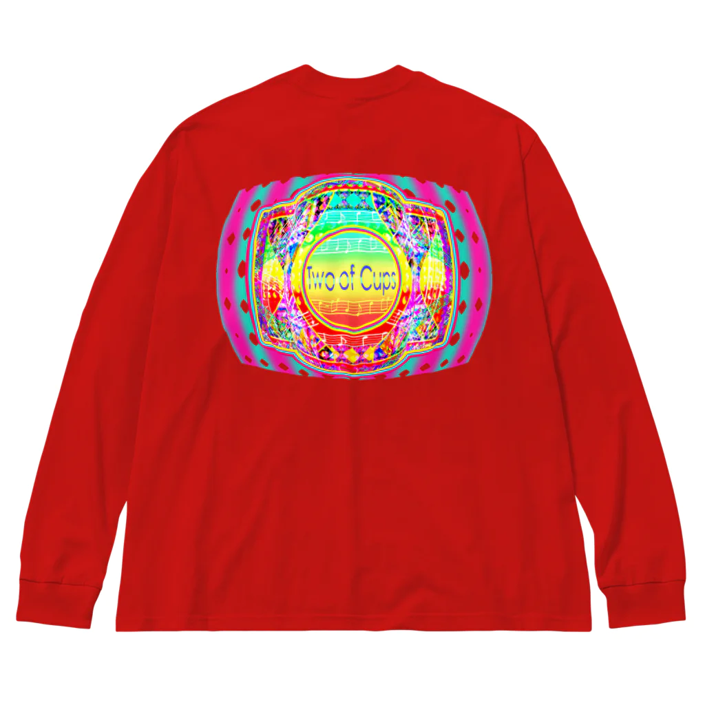 ✨🌈✨ユラクラカン🇯🇵 ✨🌈✨の🌈🌟恋人達の祝杯💕🥂ゴールデンハート🌈🌟 Big Long Sleeve T-Shirt