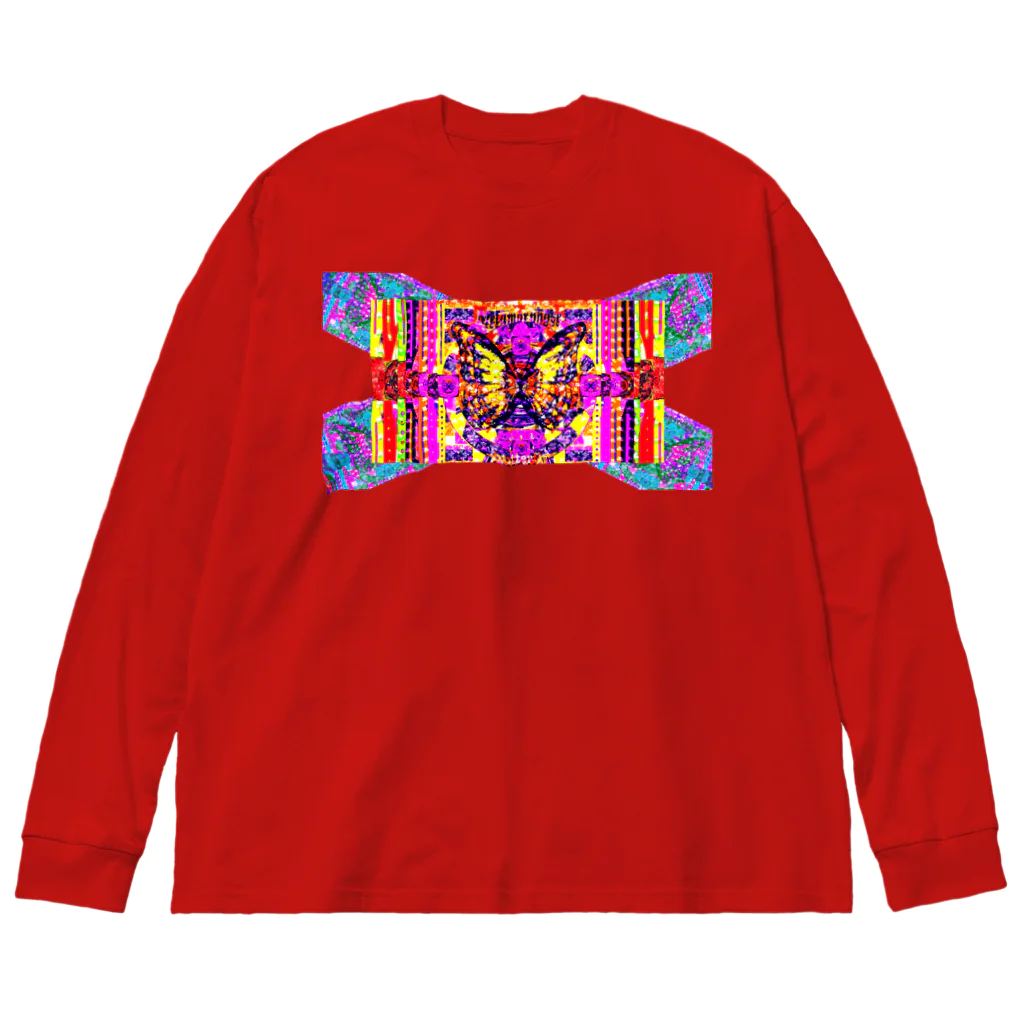 ✨🌈✨ユラクラカン🇯🇵 ✨🌈✨のメタモルフォーゼ🦋バタフライ Big Long Sleeve T-Shirt