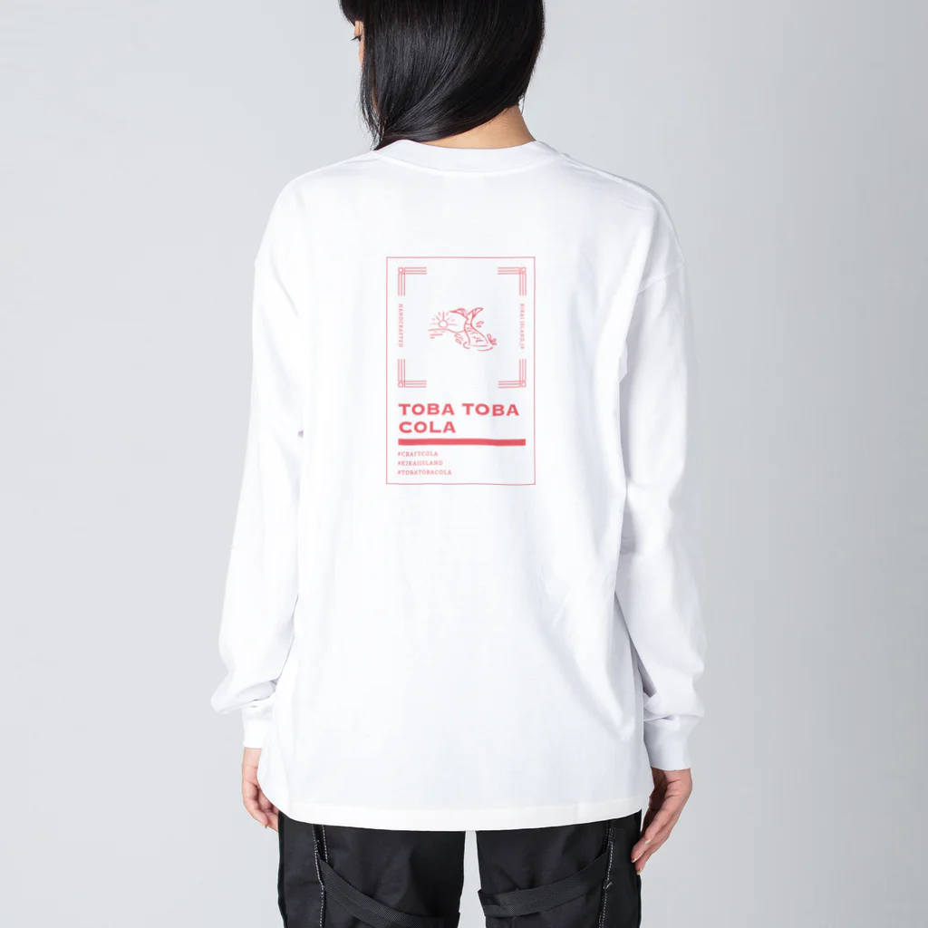 TOBA TOBA COLAのSUNSET PINK Big Long Sleeve T-Shirt