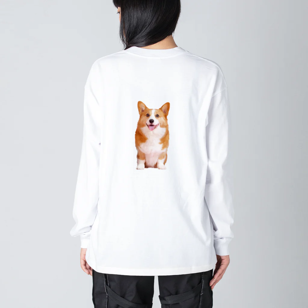 umameshiのコーギー / corgi Big Long Sleeve T-Shirt