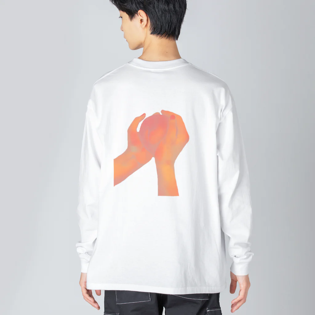 風立ちぬのルナティックの桃 Big Long Sleeve T-Shirt