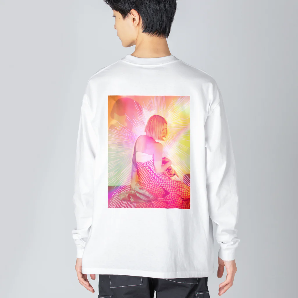 NEON LIGHT STARSのバックプリント ナビ ビビビ⚡ Big Long Sleeve T-Shirt