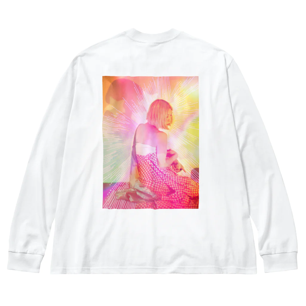 NEON LIGHT STARSのバックプリント ナビ ビビビ⚡ Big Long Sleeve T-Shirt