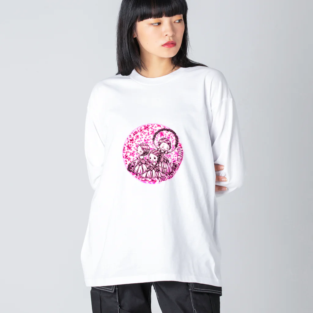 takaraのイラストグッズ店の花のワルツ「眠れる森の美女」より ビッグシルエットロングスリーブTシャツ