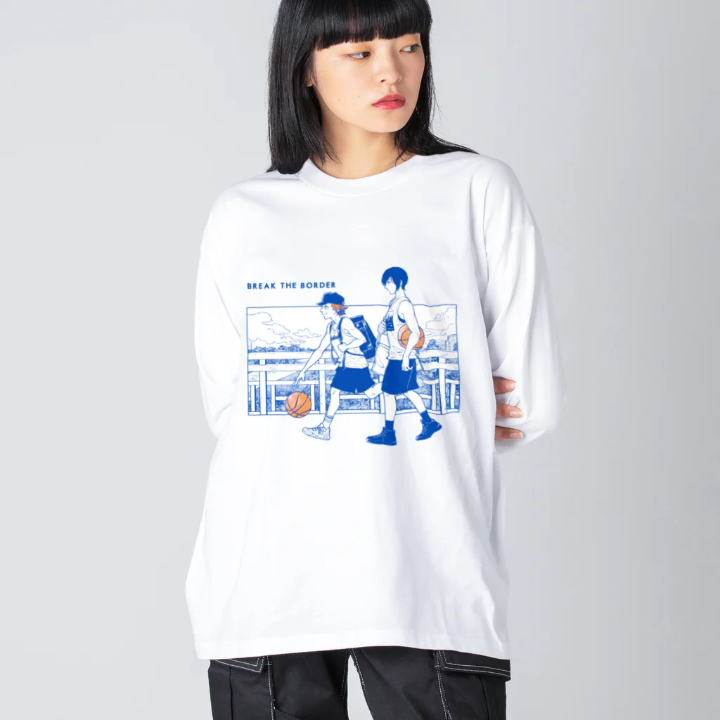 新波 歩/ARSWALKERのバスケ行こうよ ビッグシルエットロングスリーブTシャツ