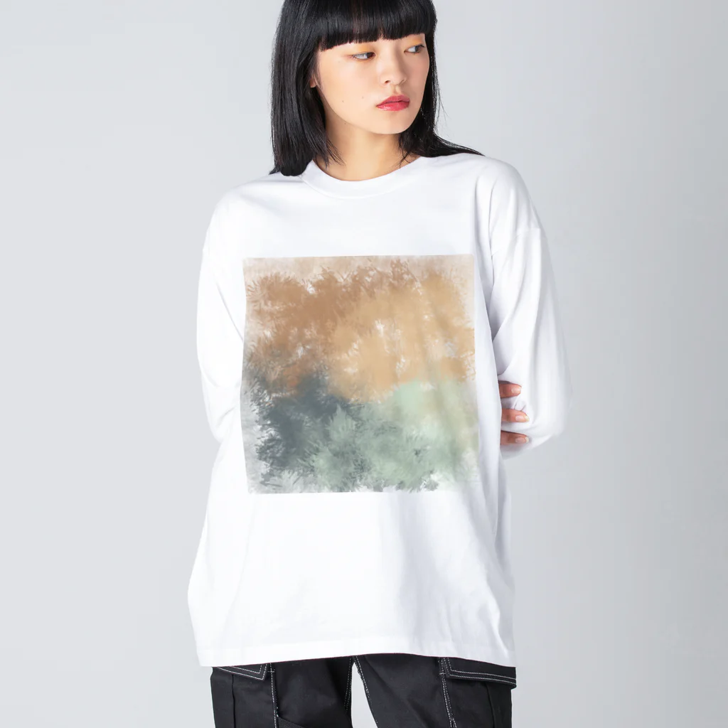 I&IのColor paint 2 ビッグシルエットロングスリーブTシャツ