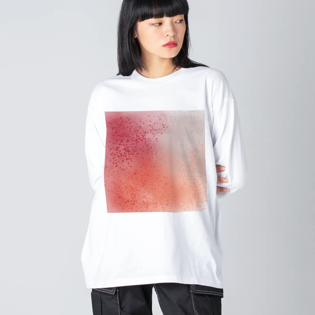 I&IのColor paint 3 ビッグシルエットロングスリーブTシャツ