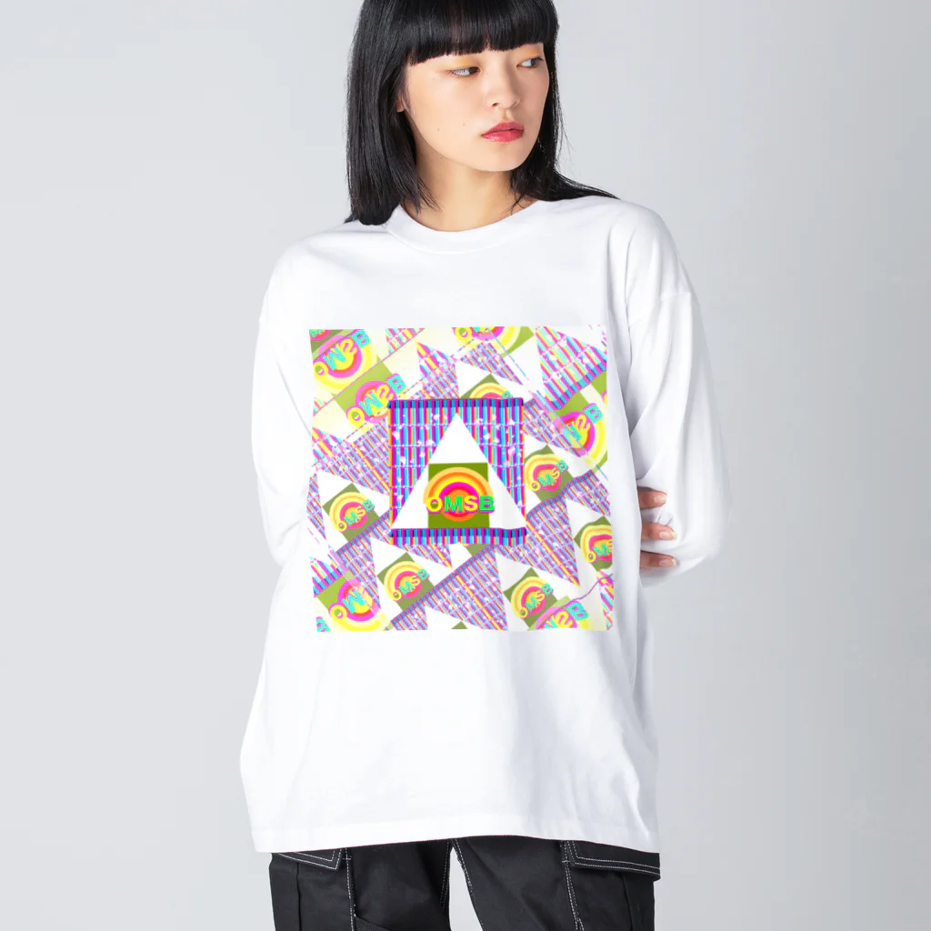 ✨🌈✨ユラクラカン🇯🇵 ✨🌈✨の🌈🍙✨2023 ✨OMSB party✨🌈🍙 ビッグシルエットロングスリーブTシャツ