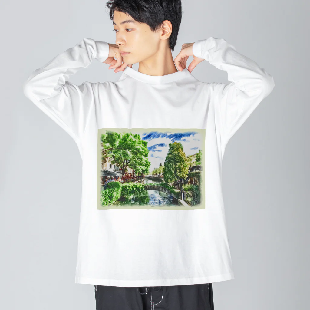 Moonlight Factoryのリル＝シュル＝ラ＝ソルギュ Big Long Sleeve T-Shirt