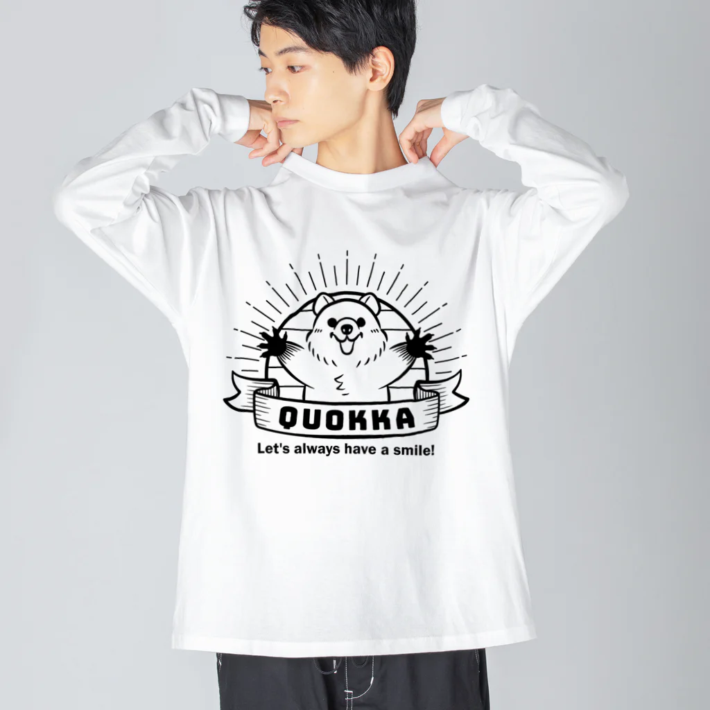 AddictCreateのSmile Quokka Big Long Sleeve T-Shirt