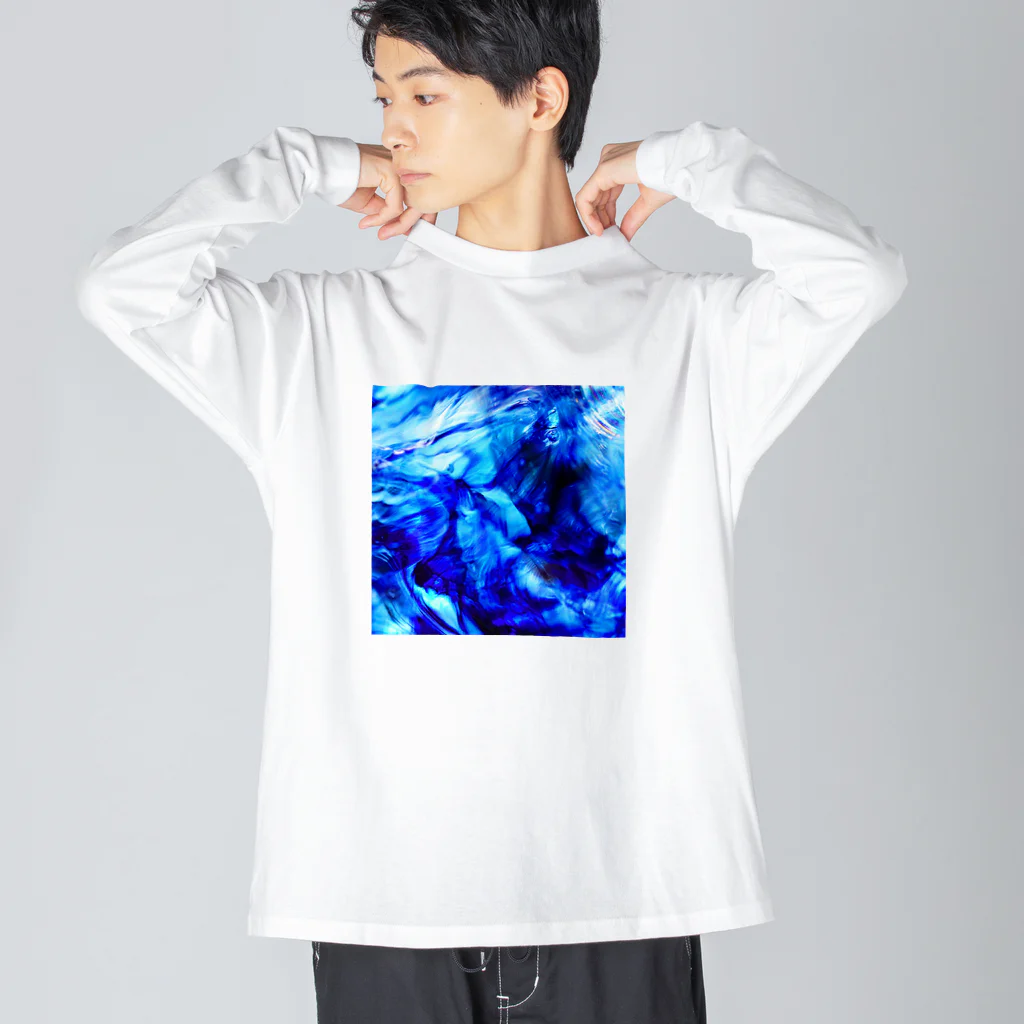青空骨董市のガラスの記憶 -yuragi- Big Long Sleeve T-Shirt