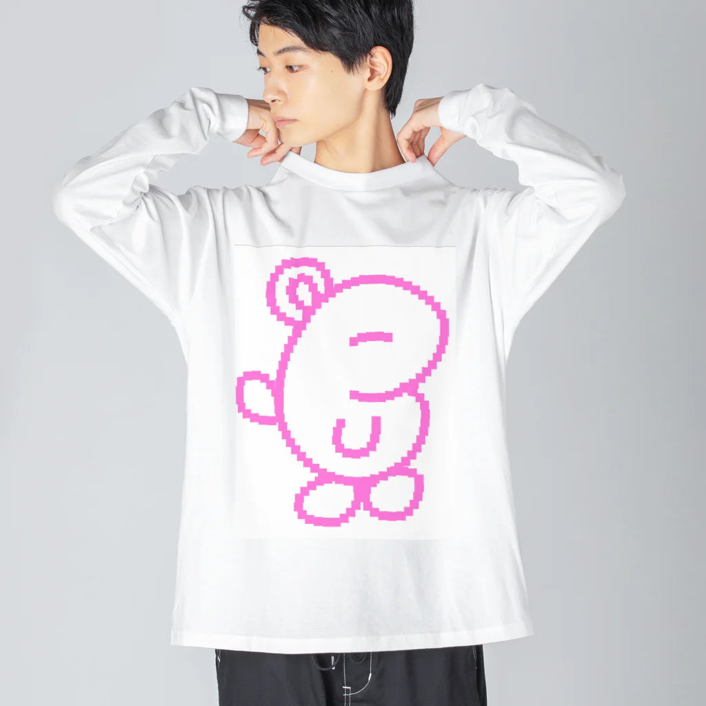 翔パパのリスくん ビッグシルエットロングスリーブTシャツ