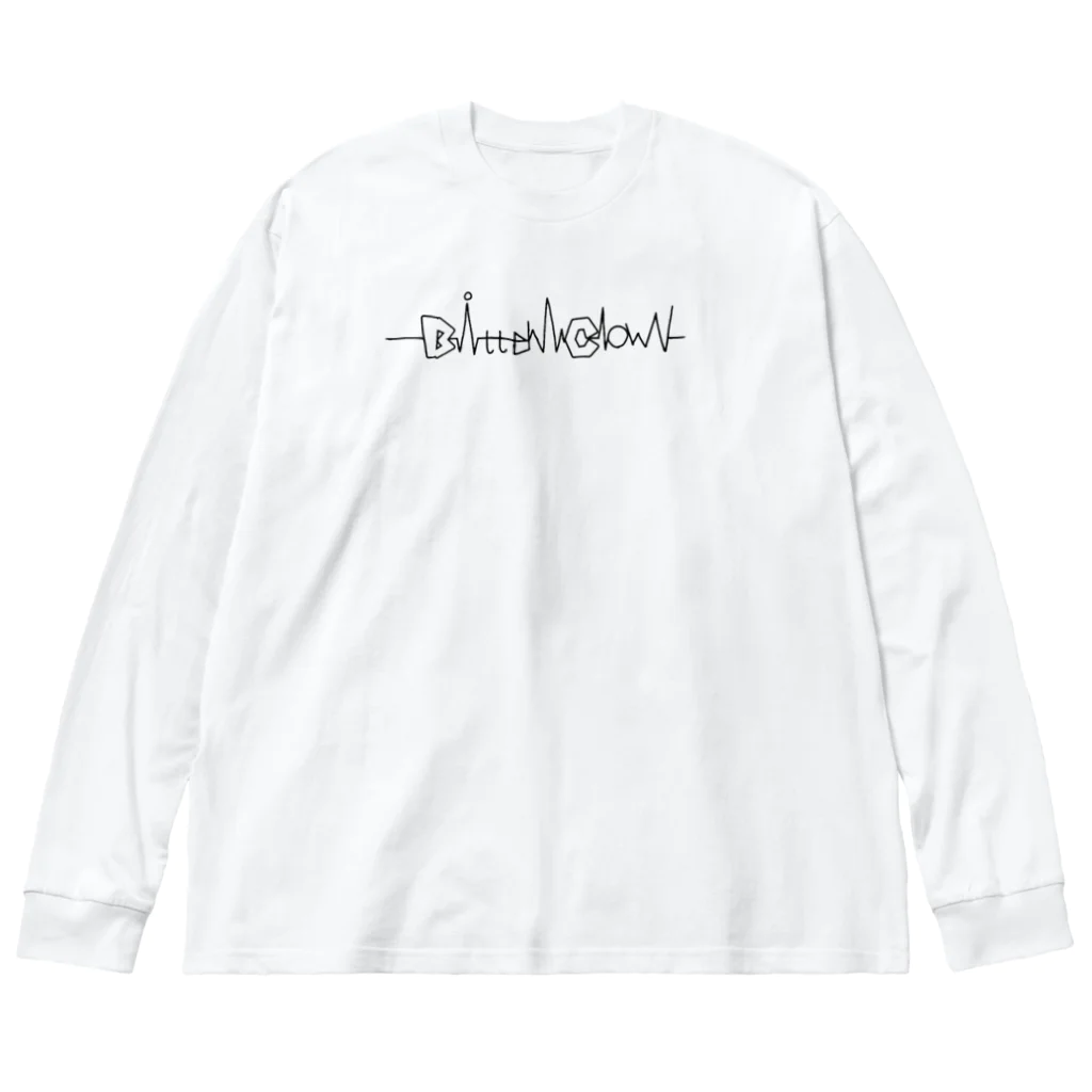 BitterClownのBitterClown文字ロゴ Big Long Sleeve T-Shirt