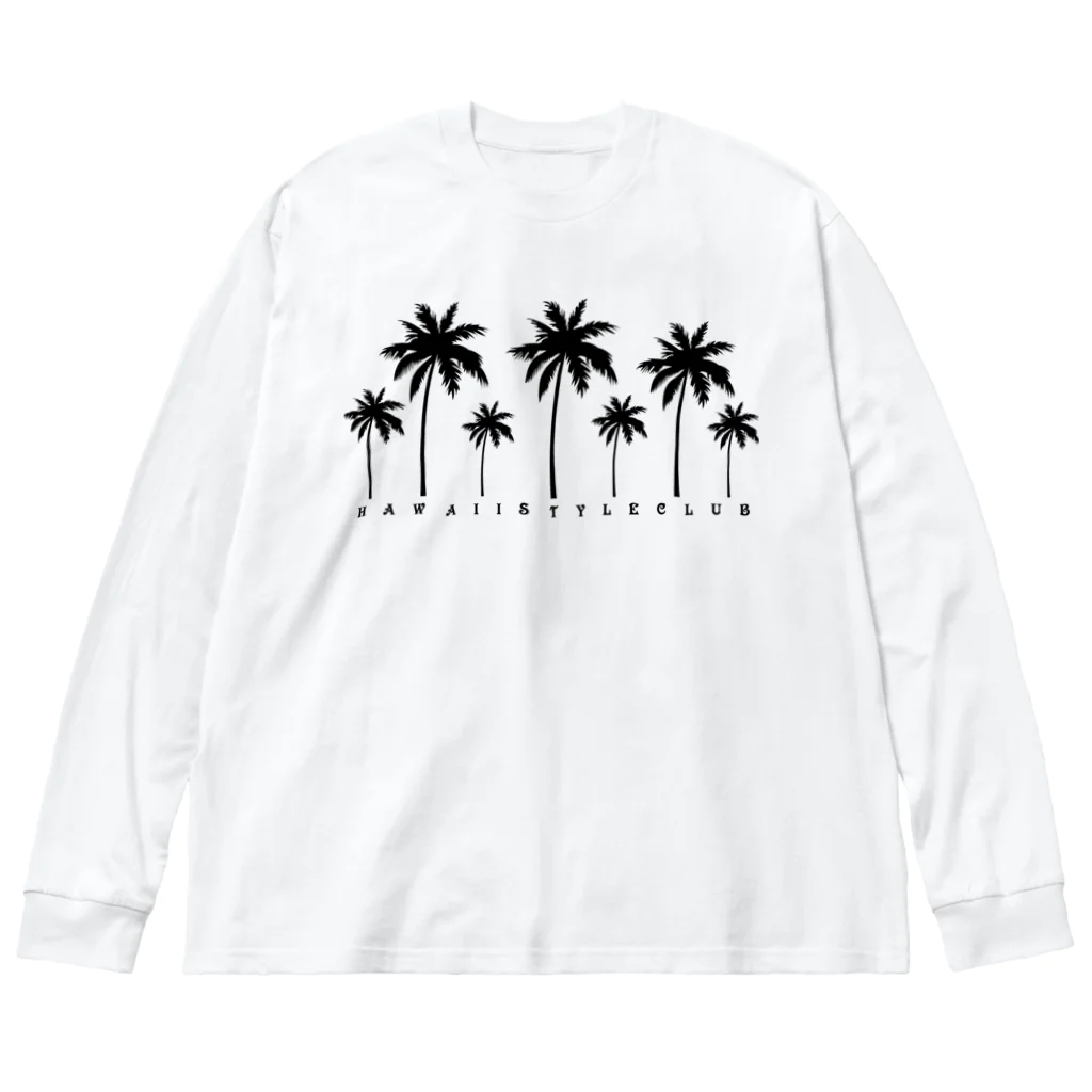 ハワイスタイルクラブのPalm tree ビッグシルエットロングスリーブTシャツ