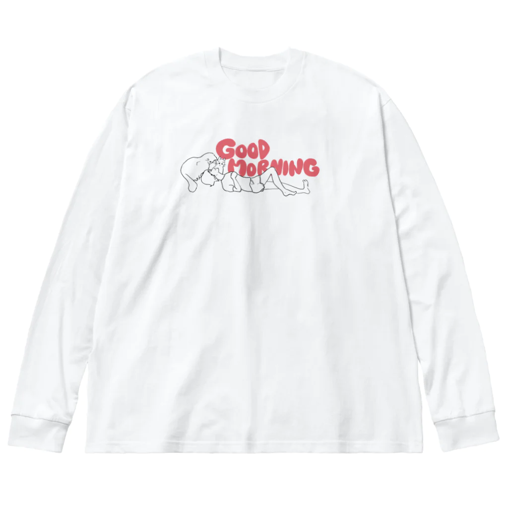 ポケットのぞのGood Morning ビッグシルエットロングスリーブTシャツ