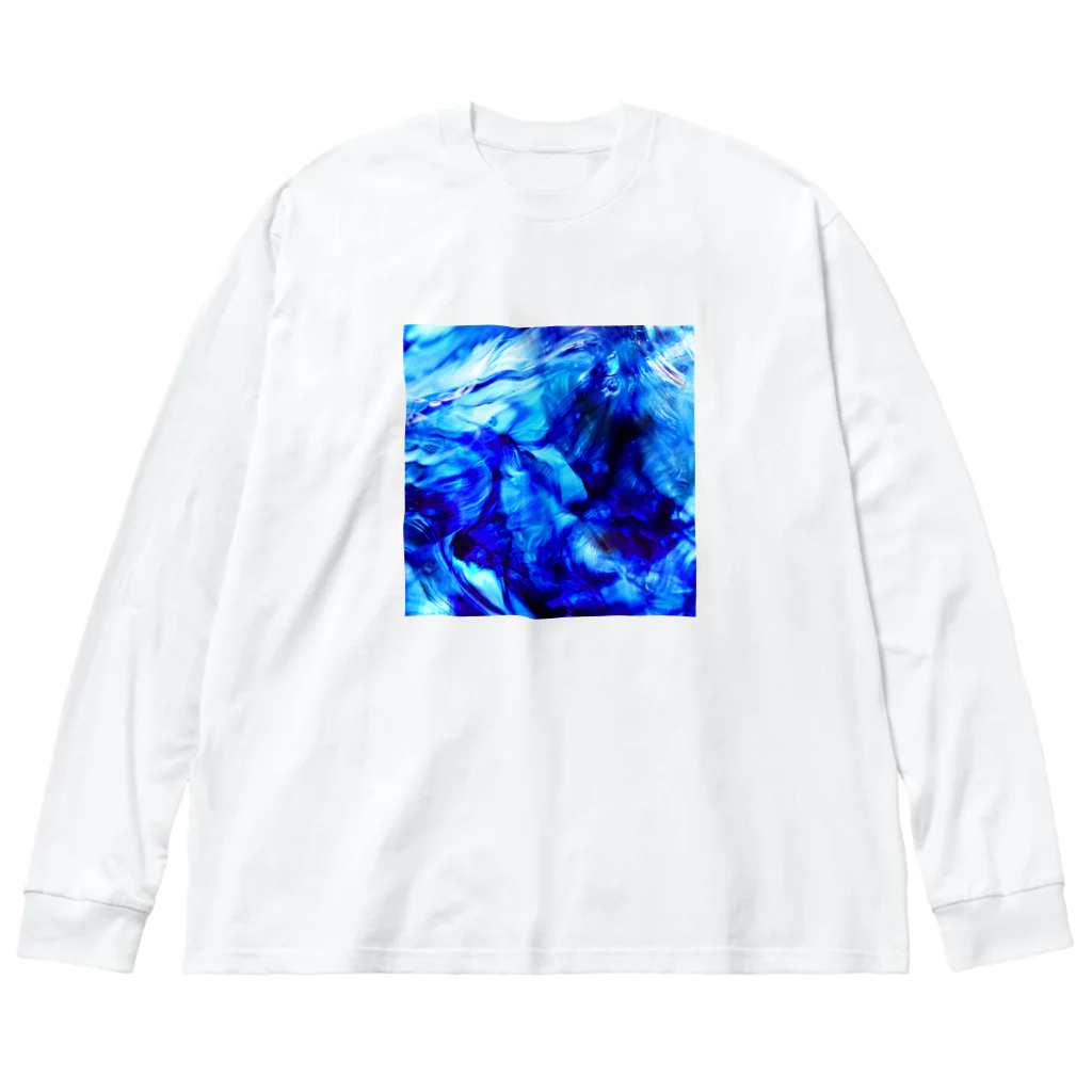 青空骨董市のガラスの記憶 -yuragi- Big Long Sleeve T-Shirt