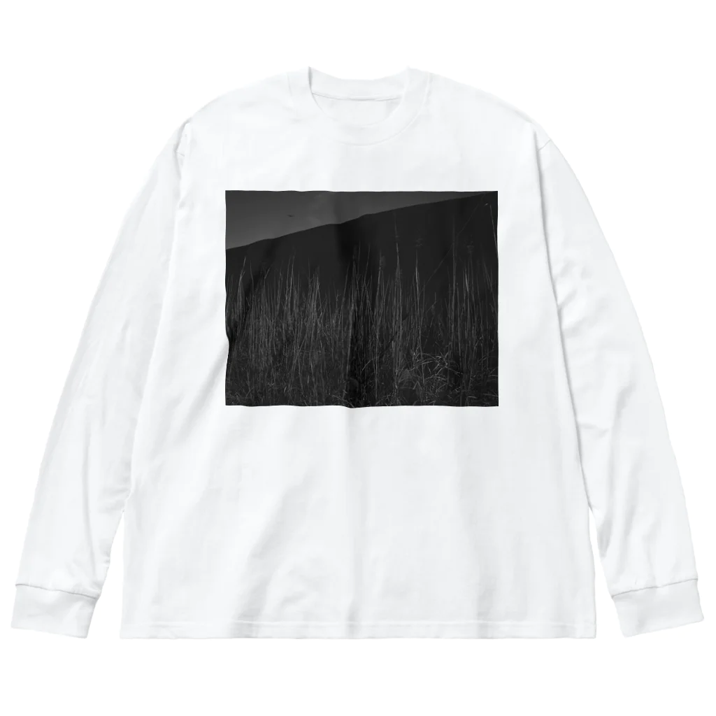 本山周平+GRAF Publishersのボタ山と枯れ薄 Big Long Sleeve T-Shirt