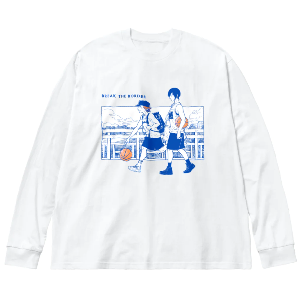 新波 歩/ARSWALKERのバスケ行こうよ ビッグシルエットロングスリーブTシャツ