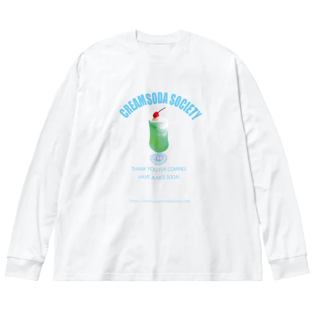 CHICHIPIのクリームソーダソサエティ ビッグシルエットロングスリーブTシャツ