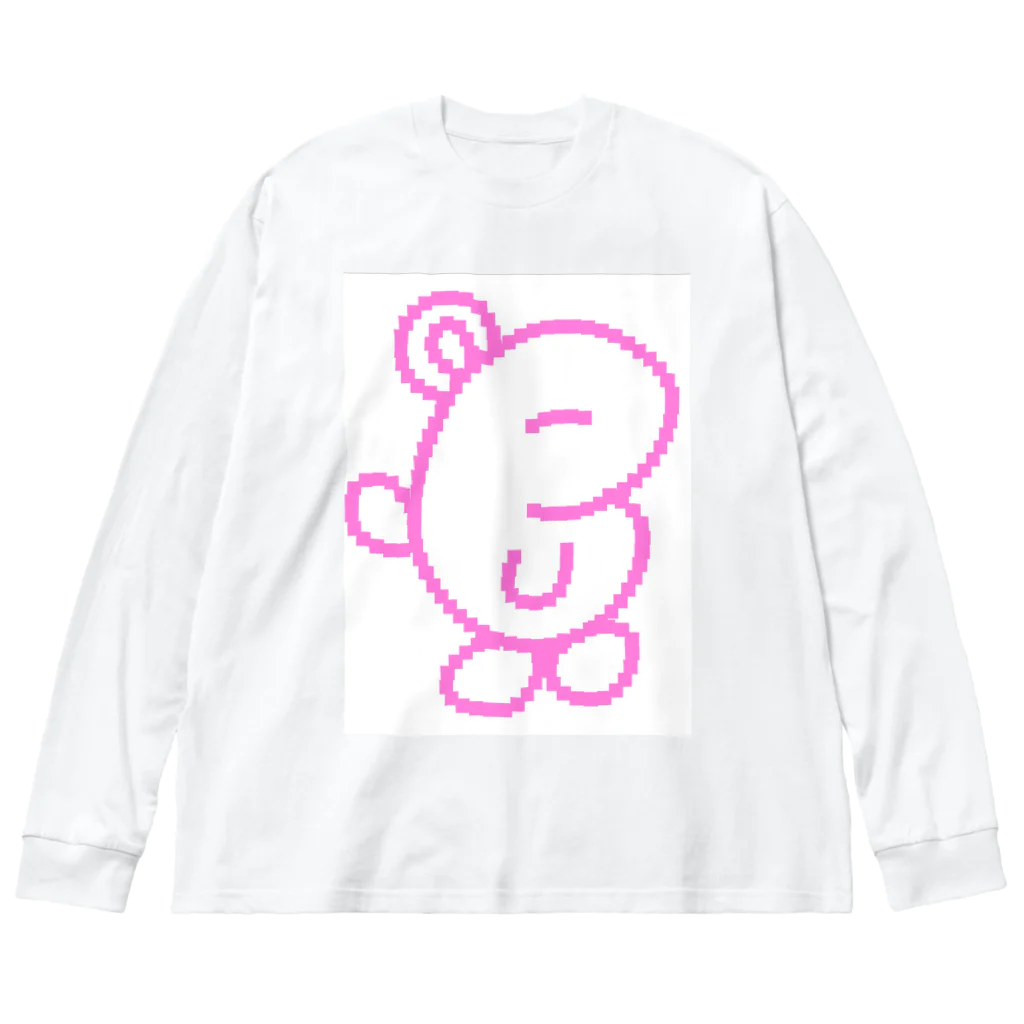 翔パパのリスくん ビッグシルエットロングスリーブTシャツ