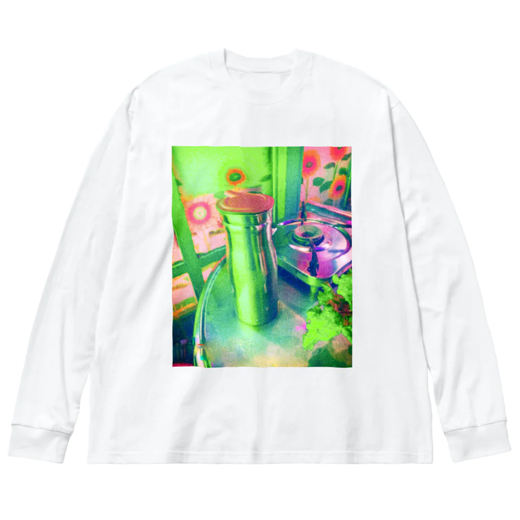 NEON LIGHT STARSのグリーンランタン ビッグシルエットロングスリーブTシャツ