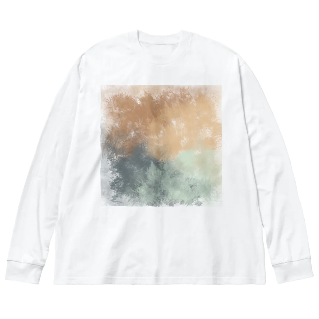 I&IのColor paint 2 ビッグシルエットロングスリーブTシャツ