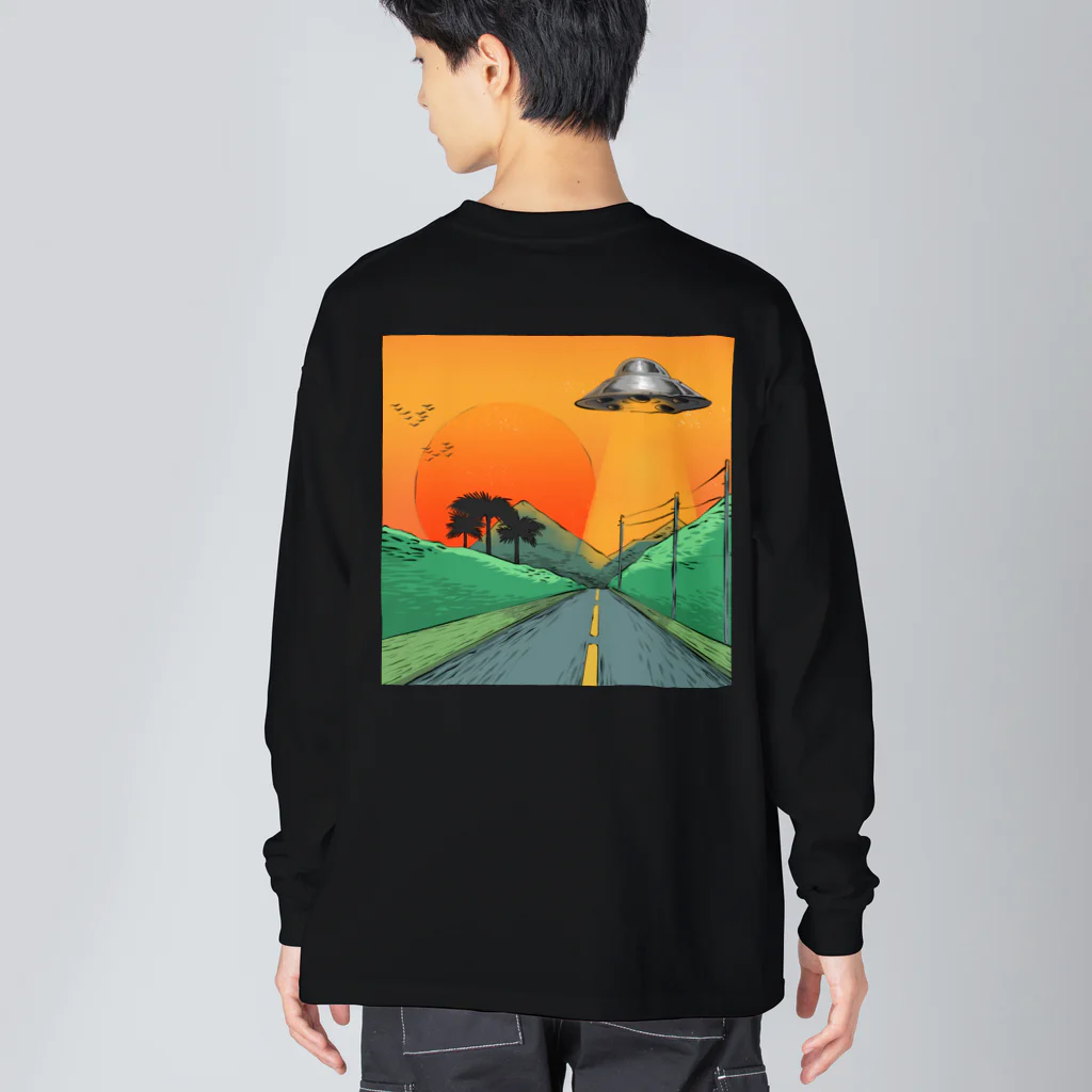 hillmaligramのUFO ロンT Big Long Sleeve T-Shirt