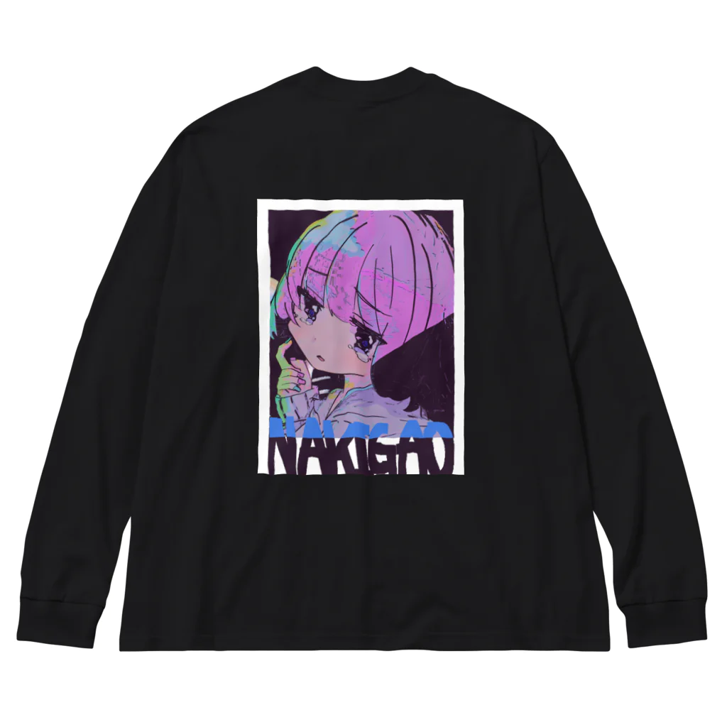 Rate LatteのNAKIGAO Big Long Sleeve T-Shirt